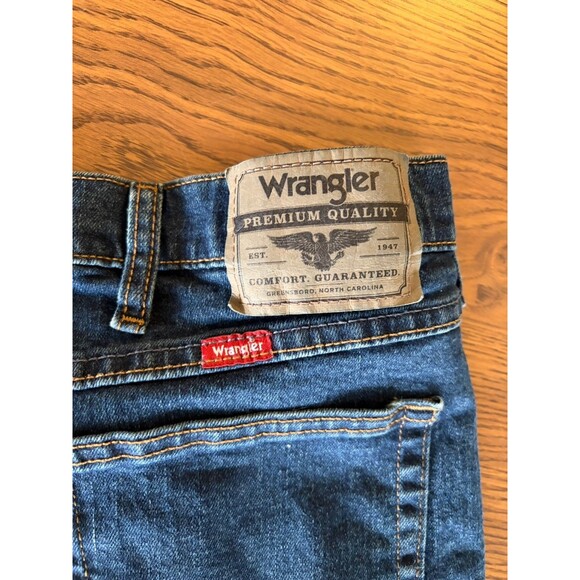 Wrangler Men's Carpenter Jeans Size 36x34, Blue, Straight Leg - Picture 4 of 8